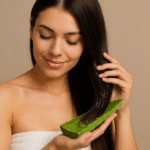 Aloe Vera Hair Routine