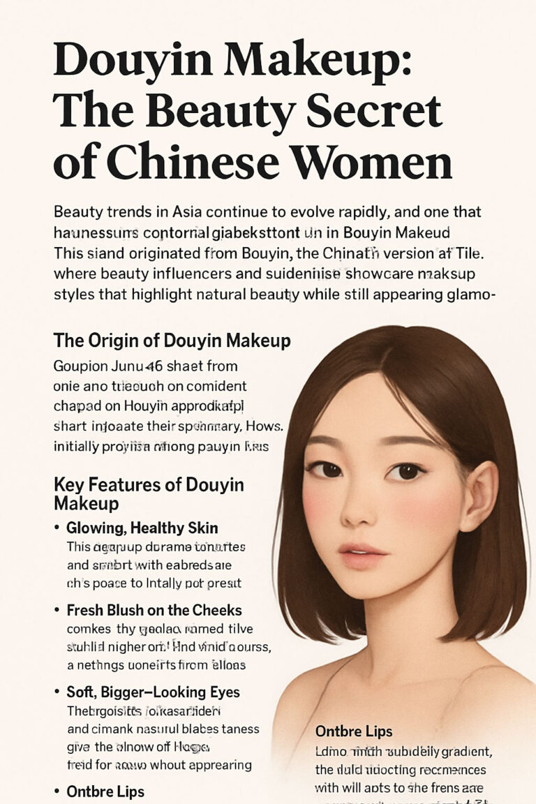 Douyin Makeup Trend: Beauty Secrets of Chinese Women