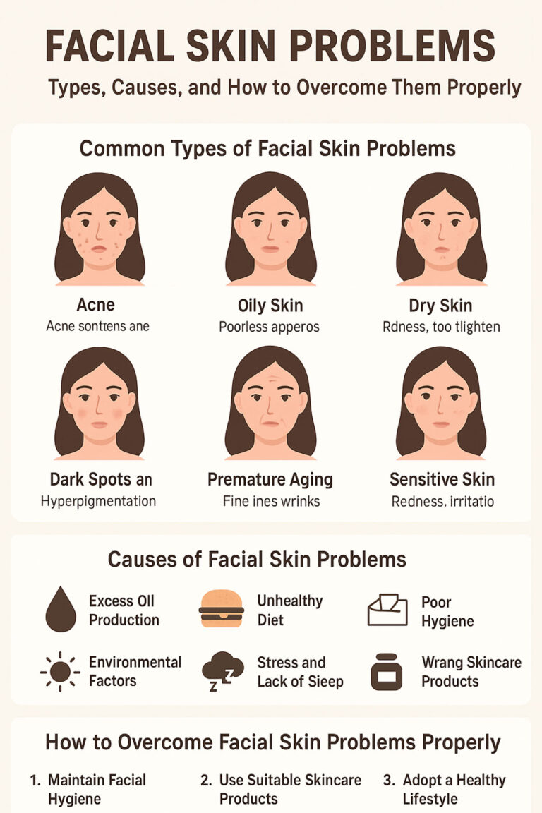 Facial Skin Problems: Types, Causes, and Effective Solutions
