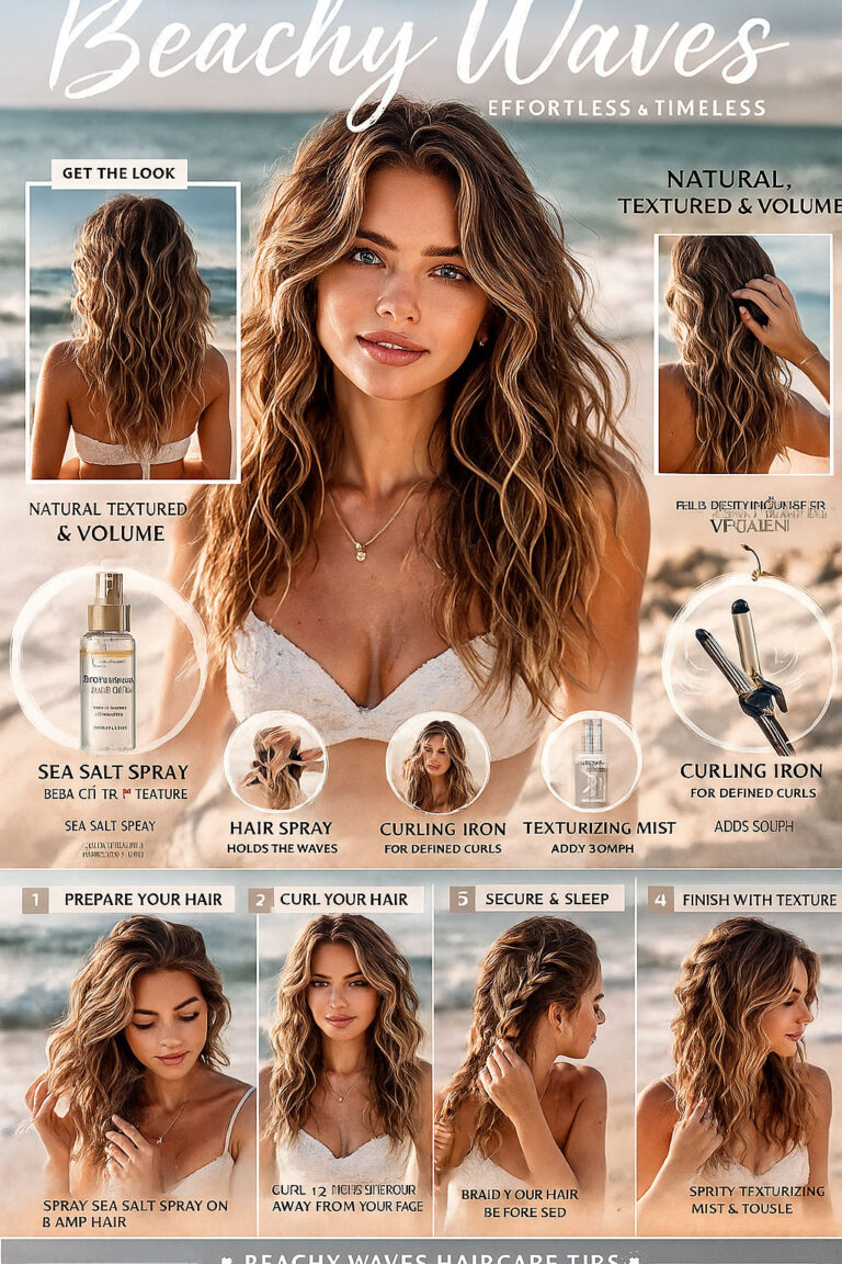 Beachy Waves: A Timeless Effortless Beach Hair Look