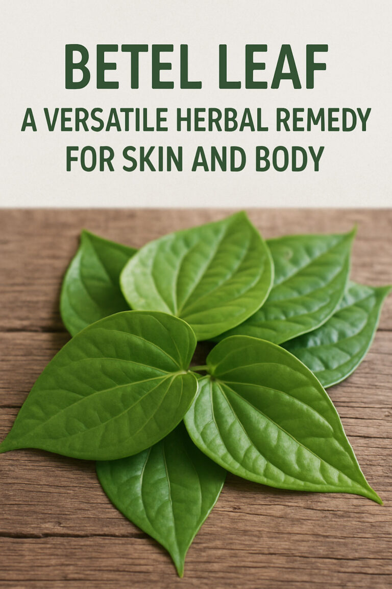 Betel Leaf: A Versatile Herbal Remedy for Skin and Body
