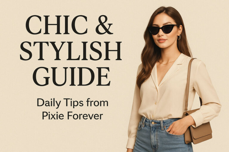 Chic & Stylish Guide Daily Tips from Pixie Forever