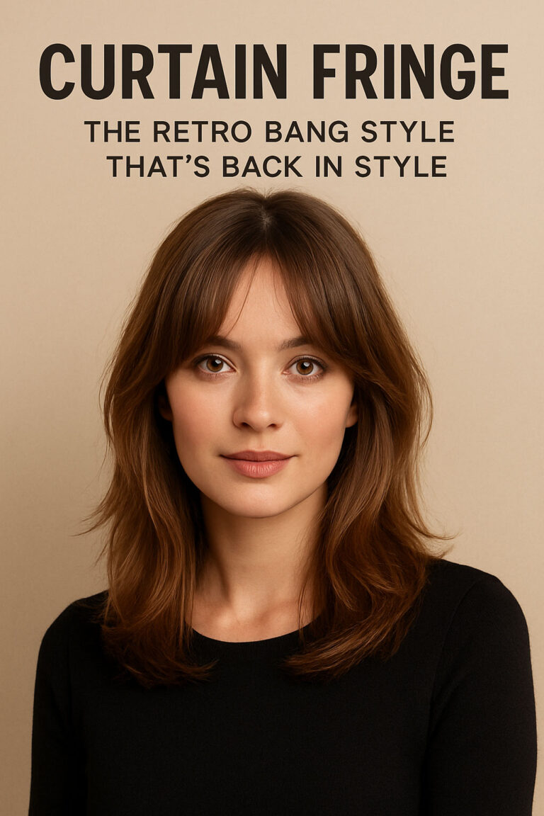 Curtain Fringe: The Retro Bang Style That's Back in Style