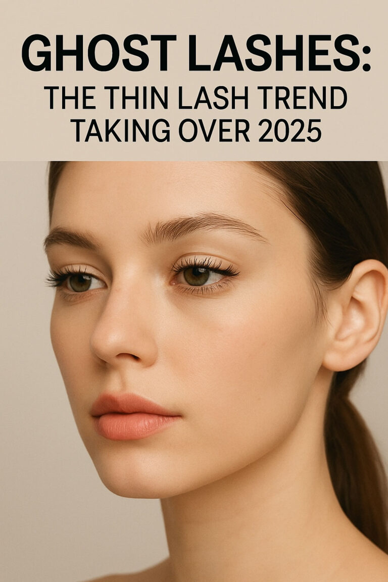 Ghost Lashes: The Thin Lash Trend Taking Over 2025