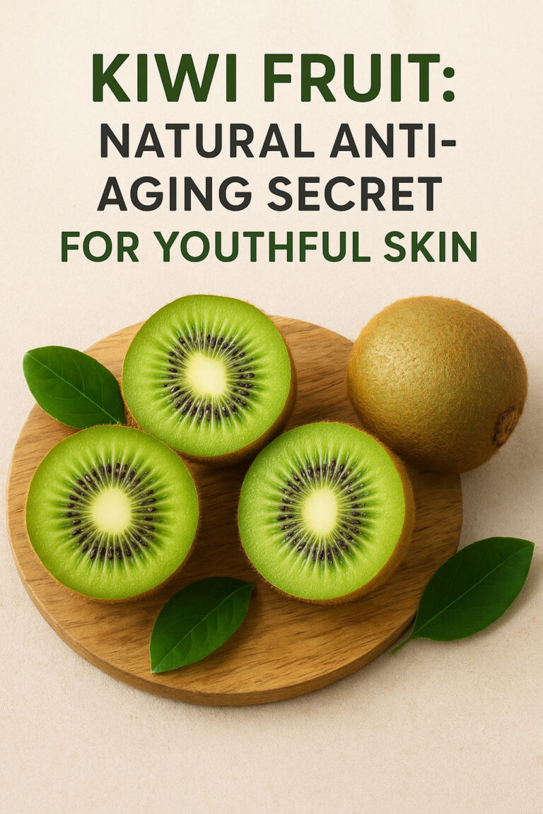 Kiwi Fruit: Natural Anti-Aging Secret for Youthful Skin