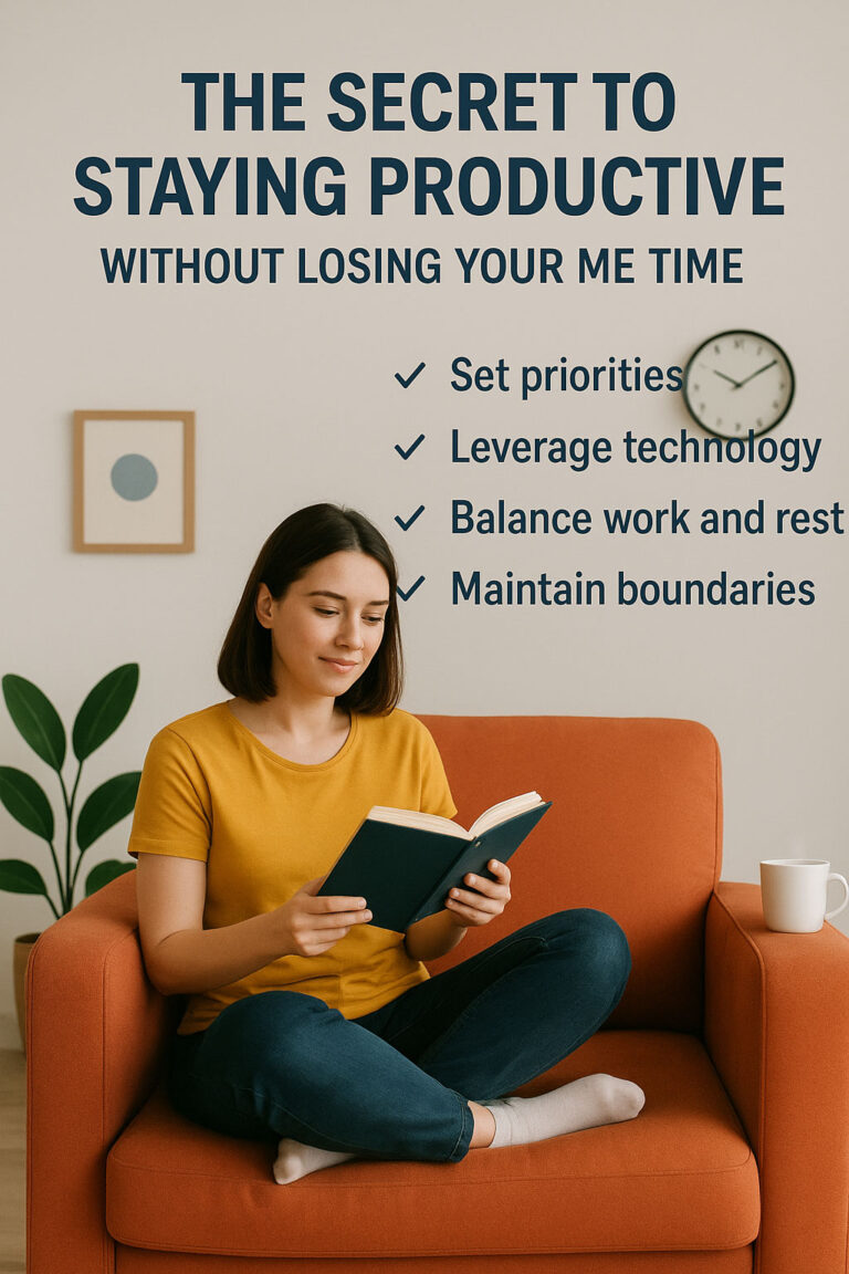 The Secret to Staying Productive Without Losing Your Me Time